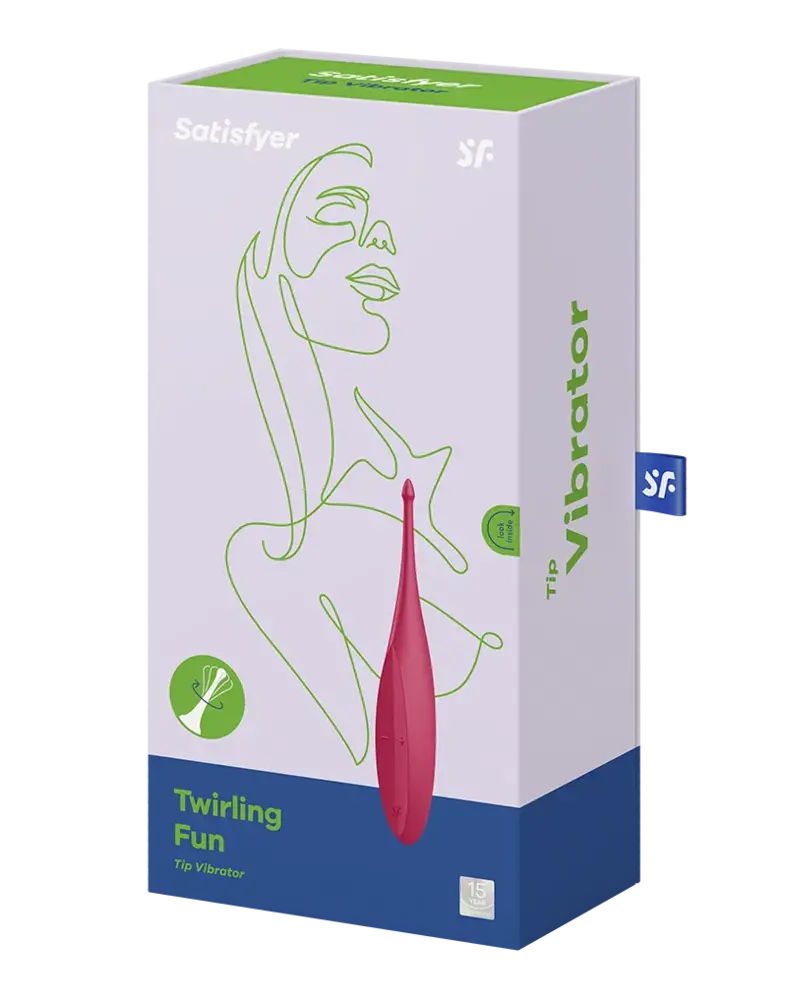 Satisfyer Satisfyer - Twirling Fun - Vibromasseur Pin Point - Rouge Satisfyer Satisfyer - Twirling Fun - Vibromasseur Pin Point - Rouge