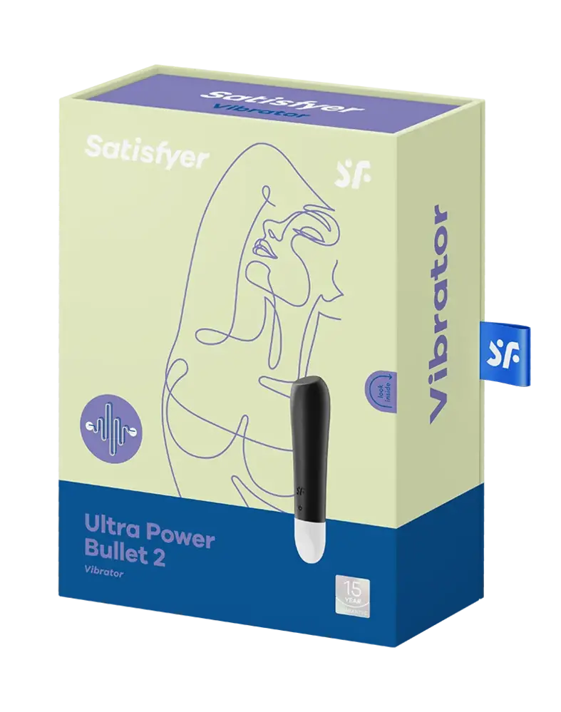Satisfyer Satisfyer - Ultra Power Bullet 2 - Bullet Vibrator - Black Satisfyer Satisfyer - Ultra Power Bullet 2 - Bullet Vibrator - Black