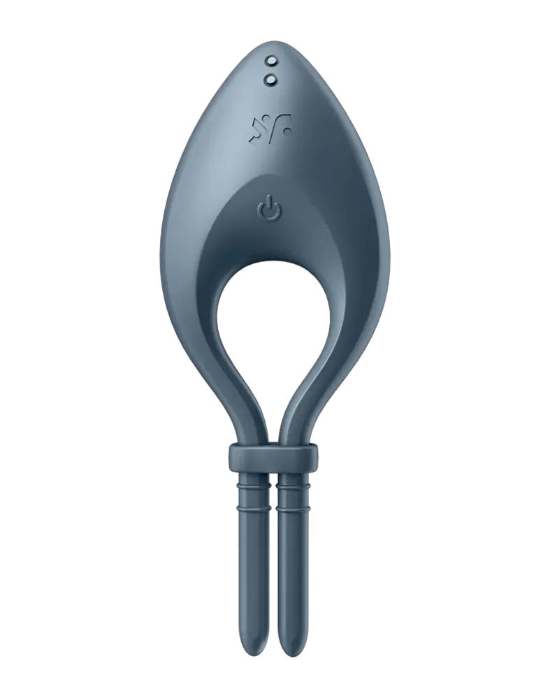 Satisfyer Bullseye - Vibromasseur Cockring - Bleu Foncé