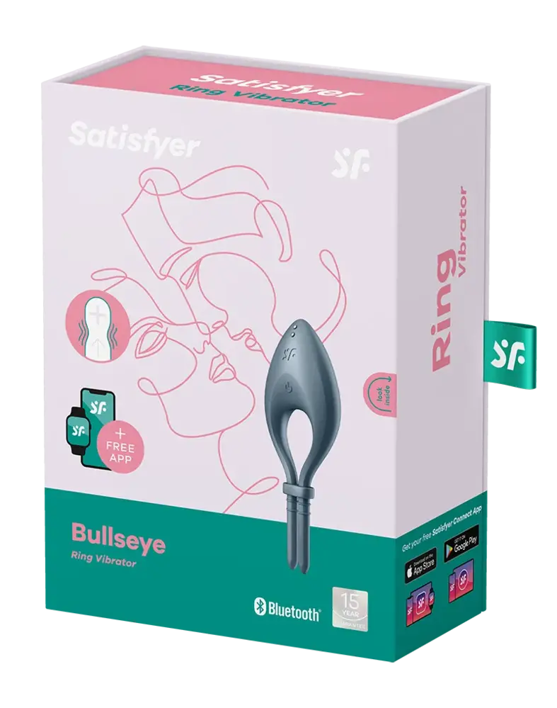 Satisfyer Satisfyer - Bullseye - Vibromasseur Cockring - Bleu Foncé Satisfyer Satisfyer - Bullseye - Vibromasseur Cockring - Bleu Foncé