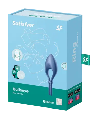 Satisfyer Satisfyer - Bullseye - Vibromasseur Cockring - Bleu Satisfyer Satisfyer - Bullseye - Vibromasseur Cockring - Bleu