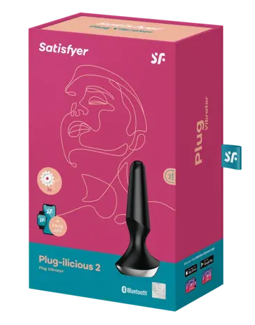 Satisfyer Plug-ilicious 2 Zwart – Anale vibrator met app-bediening Satisfyer Plug-ilicious 2 Zwart – Anale vibrator met app-bediening