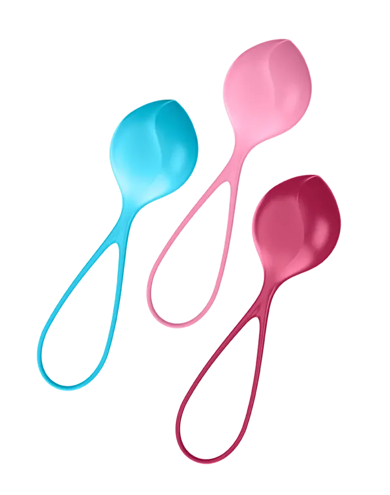 Satisfyer Loveballs (set van 3) – Kegelballen met oplopende gewichten