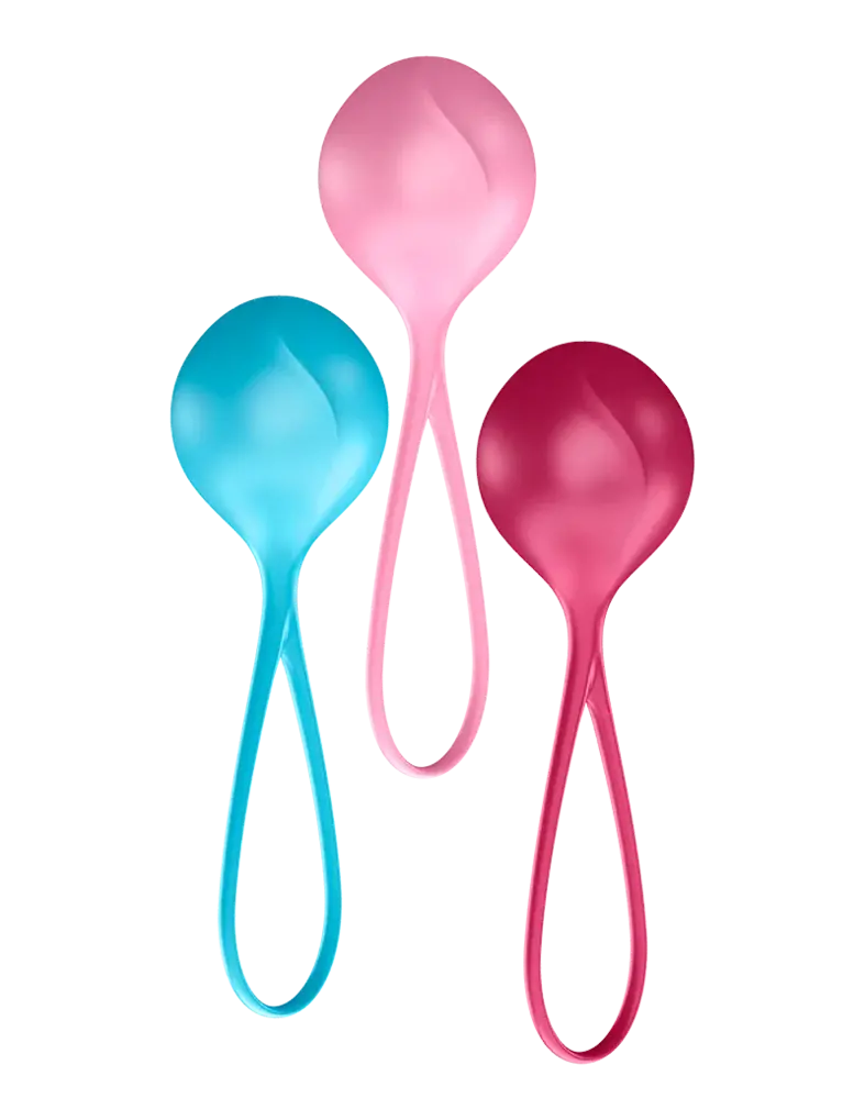 Satisfyer Loveballs (set van 3) – Kegelballen met oplopende gewichten