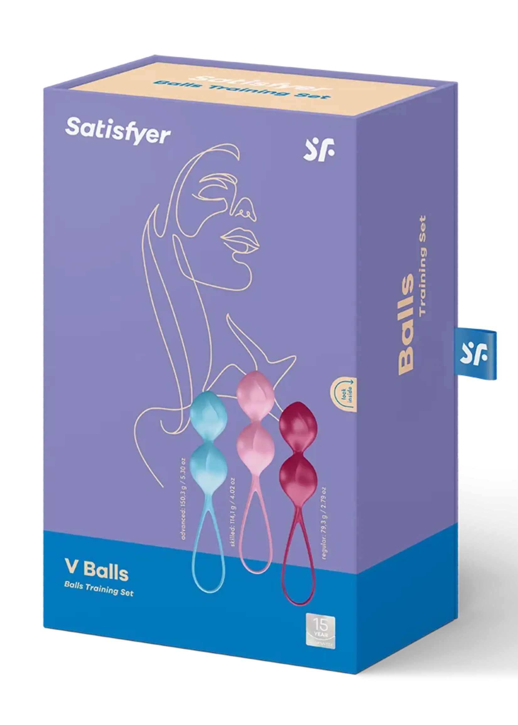 Satisfyer V-ballen (set van 3) – Kegelballen