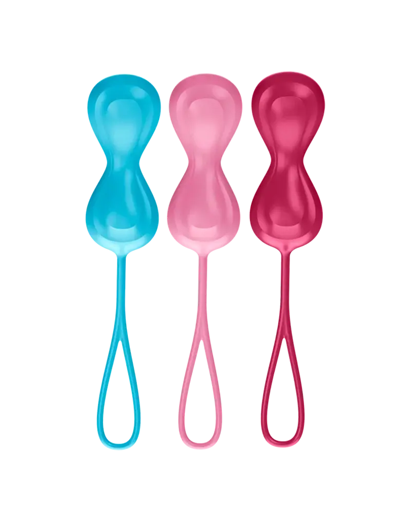 Satisfyer Loveballs (set van 3) – Kegelballen Ø 3,4 cm Satisfyer Loveballs (set van 3) – Kegelballen Ø 3,4 cm