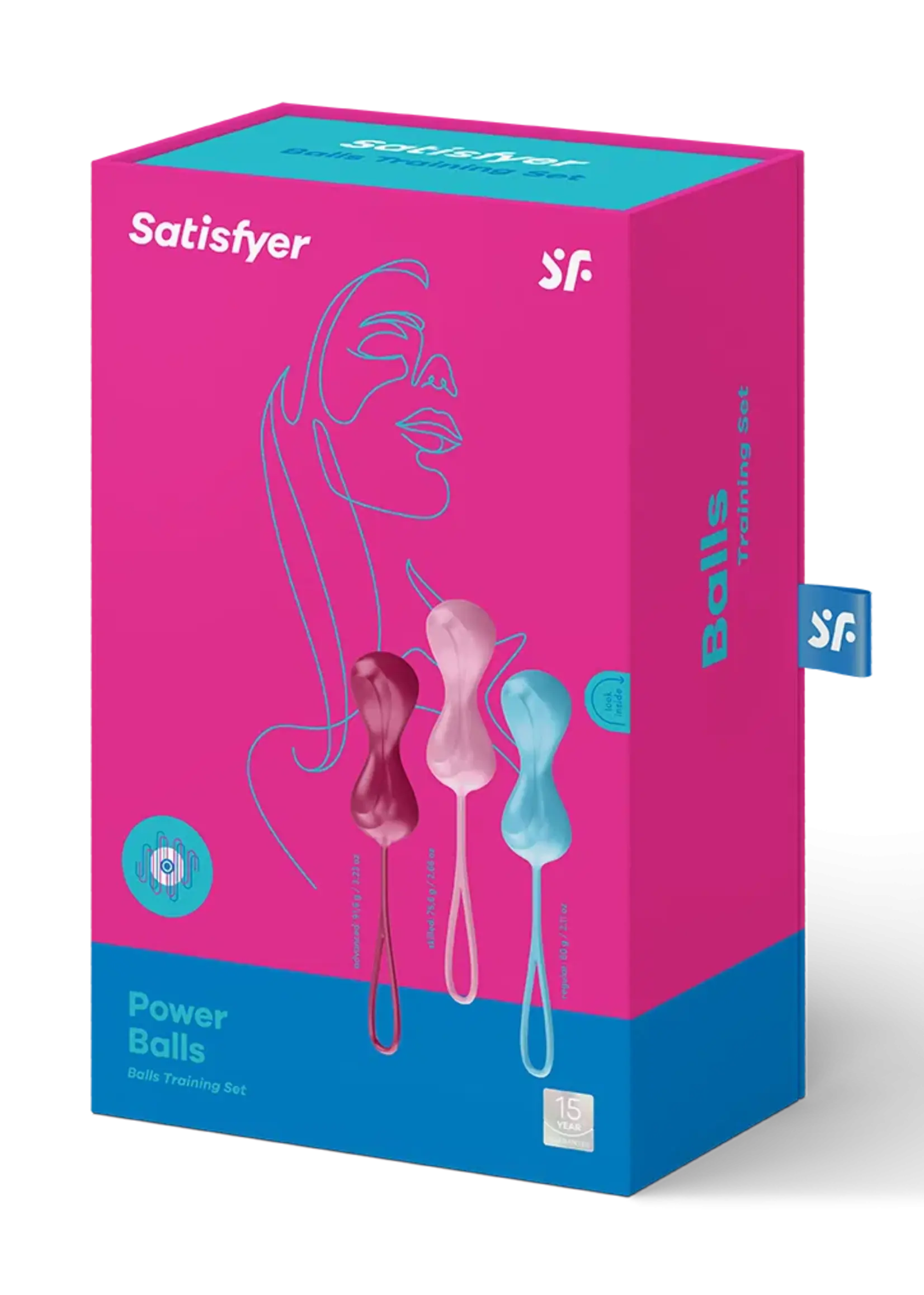Satisfyer Loveballs (set van 3) – Kegelballen Ø 3,4 cm