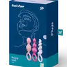 Satisfyer Booty Call Kleurrijk (set van 3) – anaalplug 13,5-14 cm Ø3 cm