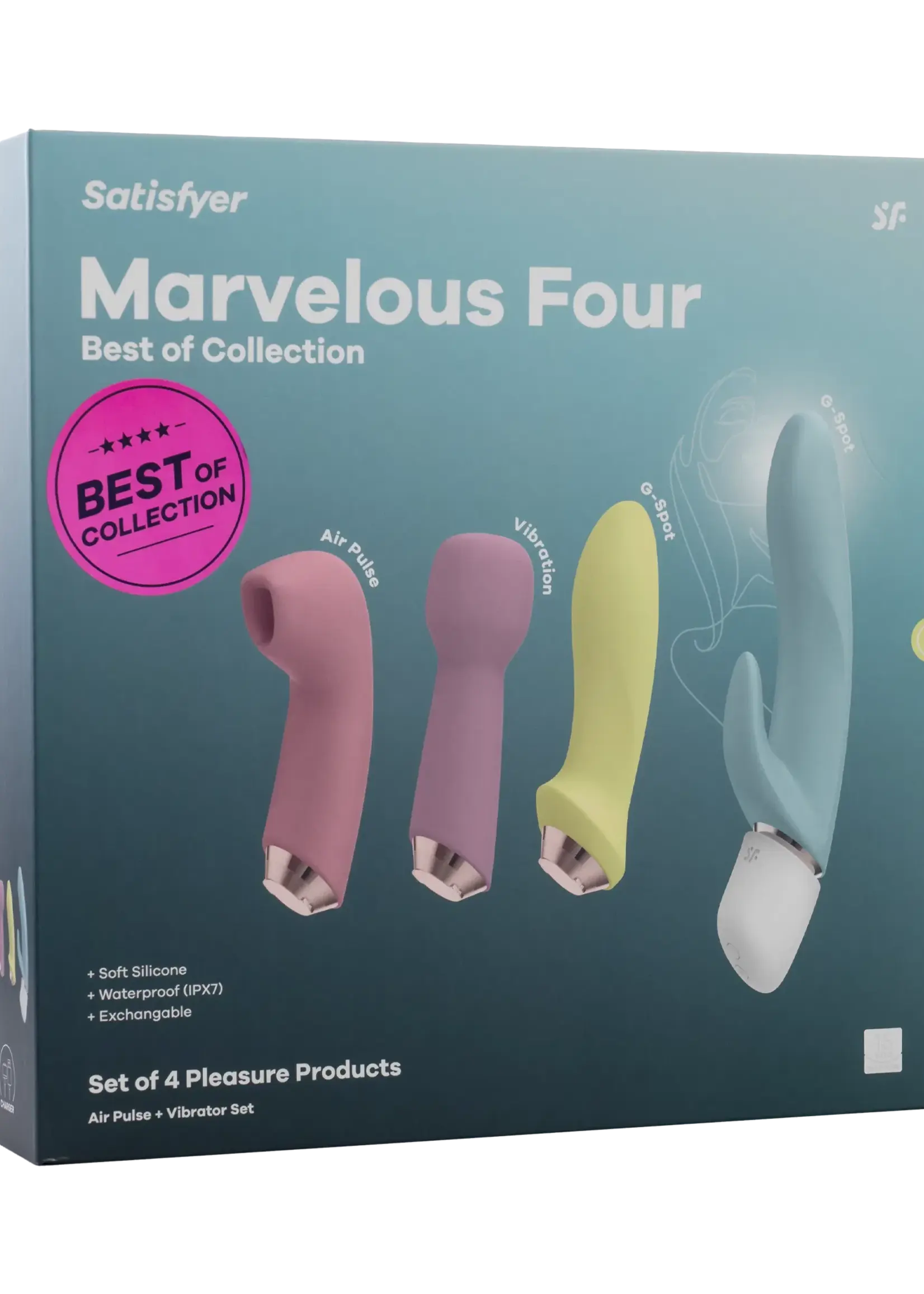 Satisfyer Marvelous Four – Multivibrator met G-spotstimulatie
