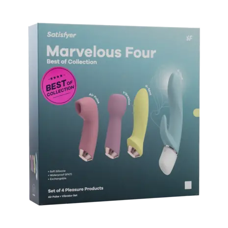 Satisfyer Satisfyer Marvelous Four – Multi Vibrator mit G-Punkt-Stimulation Satisfyer Satisfyer Marvelous Four – Multi Vibrator mit G-Punkt-Stimulation
