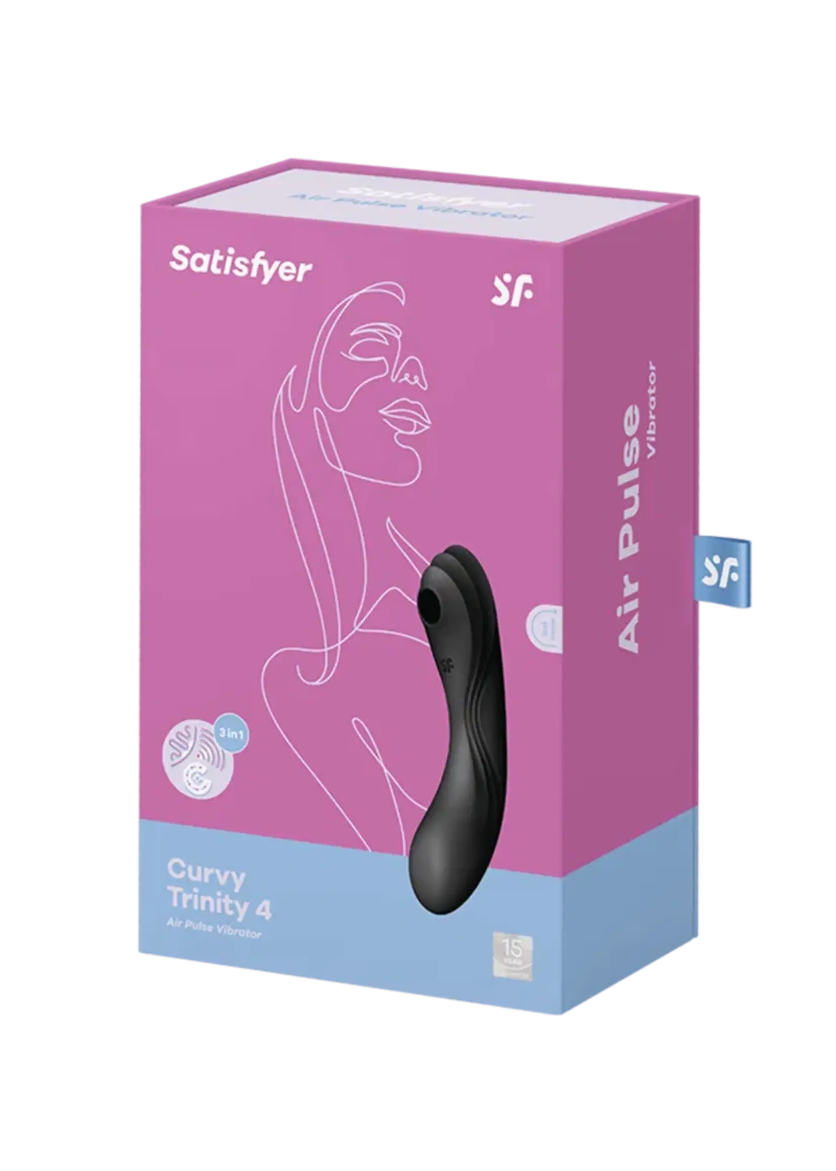 Satisfyer Curvy Trinity 4 – Multi Vibrator mit G-Punkt-Stimulation