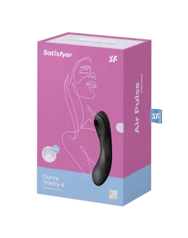 Satisfyer Satisfyer - Curvy Trinity 4 - Vibromasseur 3 en 1 - Noir Satisfyer Satisfyer - Curvy Trinity 4 - Vibromasseur 3 en 1 - Noir