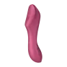 Satisfyer Curvy Trinity 3 - Vibromasseur 3 en 1 - Rouge Satisfyer Curvy Trinity 3 - Vibromasseur 3 en 1 - Rouge