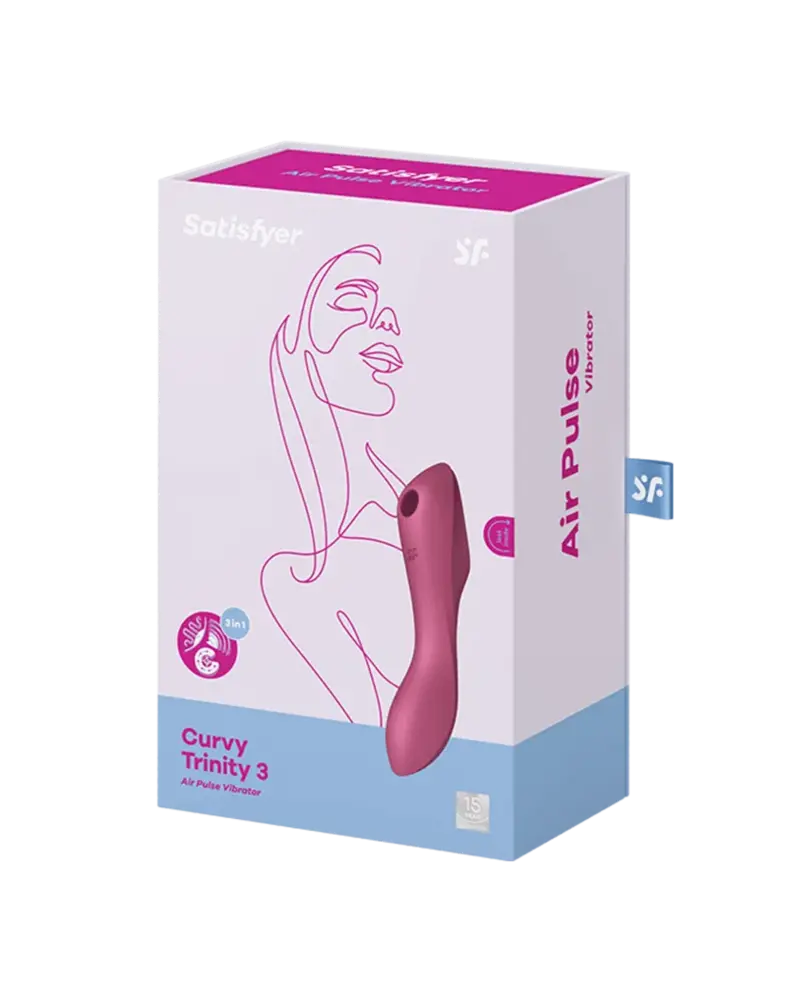 Satisfyer Curvy Trinity 3 Rot – Multi Vibrator mit G-Punkt-Stimulation