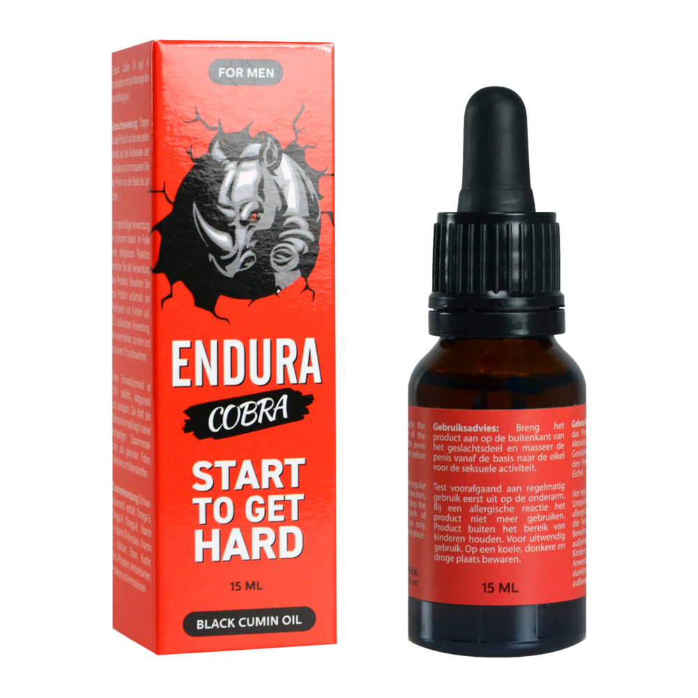 Morningstar Endura Cobra Öl – 15 ml natürliches Massageöl für intensivere männliche Empfindungen