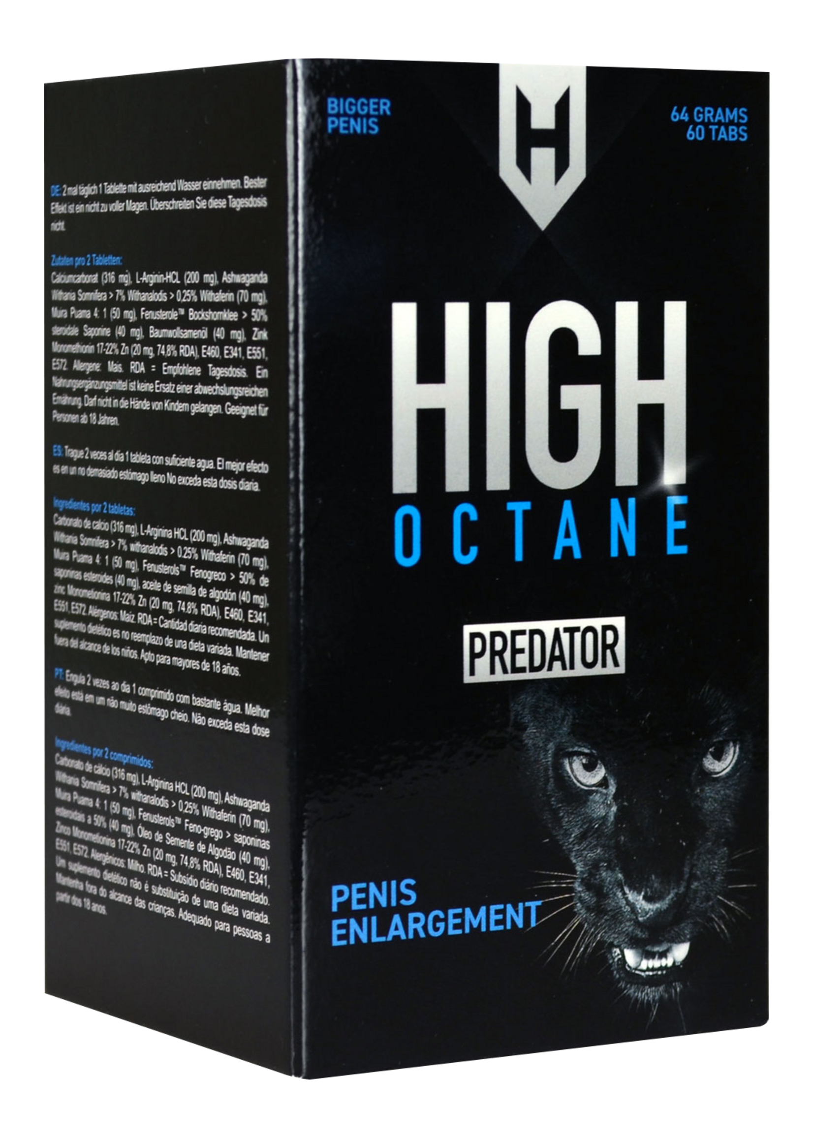 Morningstar High Octane Predator – Agrandissement du pénis – 60 comprimés