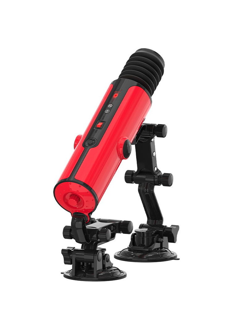 ZSex ZSEX Fucking Machine - with Double Suction Base (Red) ZSex ZSEX Fucking Machine - with Double Suction Base (Red)