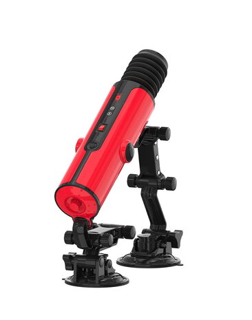 ZSex ZSEX Fucking Machine - with Double Suction Base (Red) ZSex ZSEX Fucking Machine - with Double Suction Base (Red)