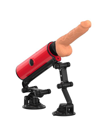 ZSex ZSEX Fucking Machine - with Double Suction Base (Red) ZSex ZSEX Fucking Machine - with Double Suction Base (Red)