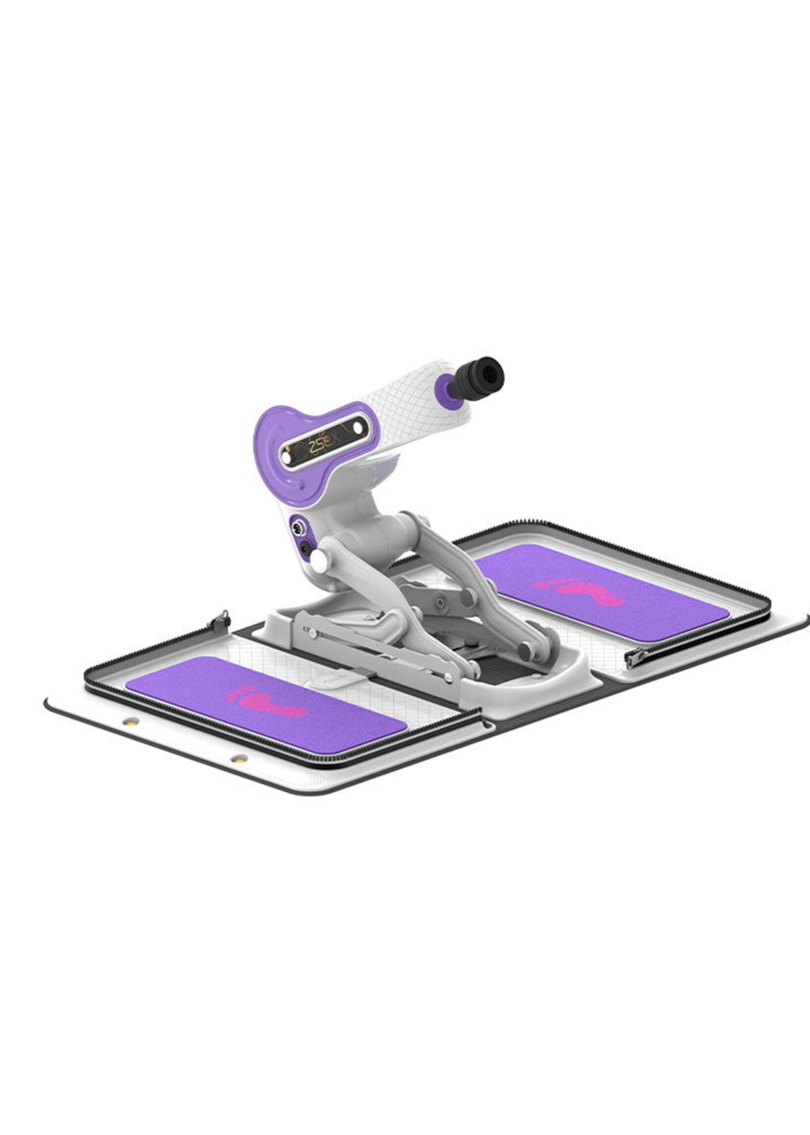 ZSex Neukmachine - Witte tas & paarse machine + dildo