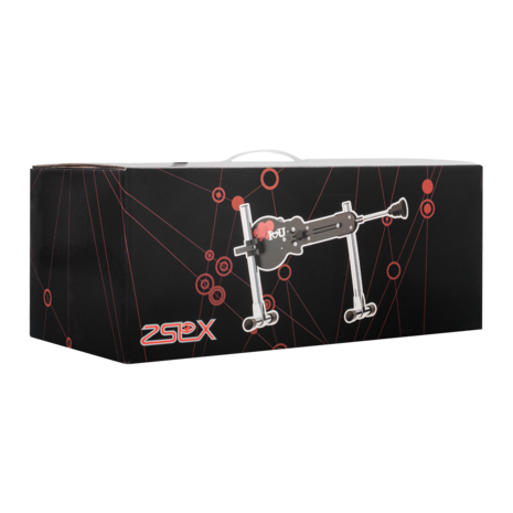 ZSex Mini Fuck Machine - I Love You - avec adaptateur Vac-U-Lock et 9 vitesses