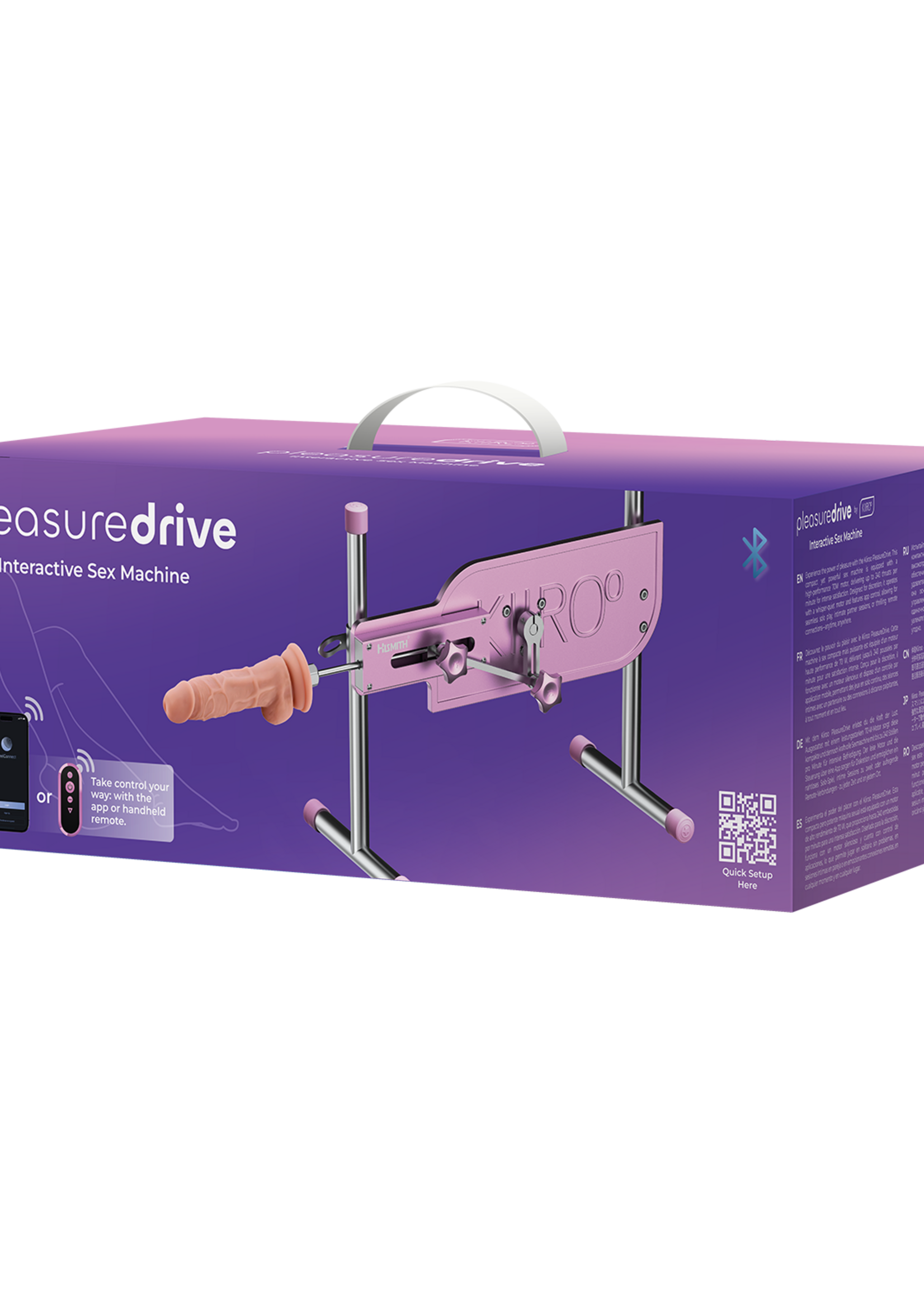 Kiiroo PleasureDrive – Seksmachine met interactieve app-bediening