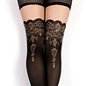 Ballerina Fantasy Hold Ups - Kousen (50/20 den) - Zwart & Transparant