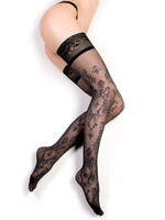 Ballerina Fantasy Hold Ups - Kousen (20 denier) - Zwart & Blauw