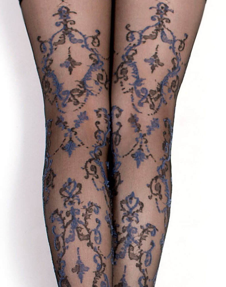 Ballerina Fantasy Hold Ups - Strümpfe (20 den) - Schwarz & Blau