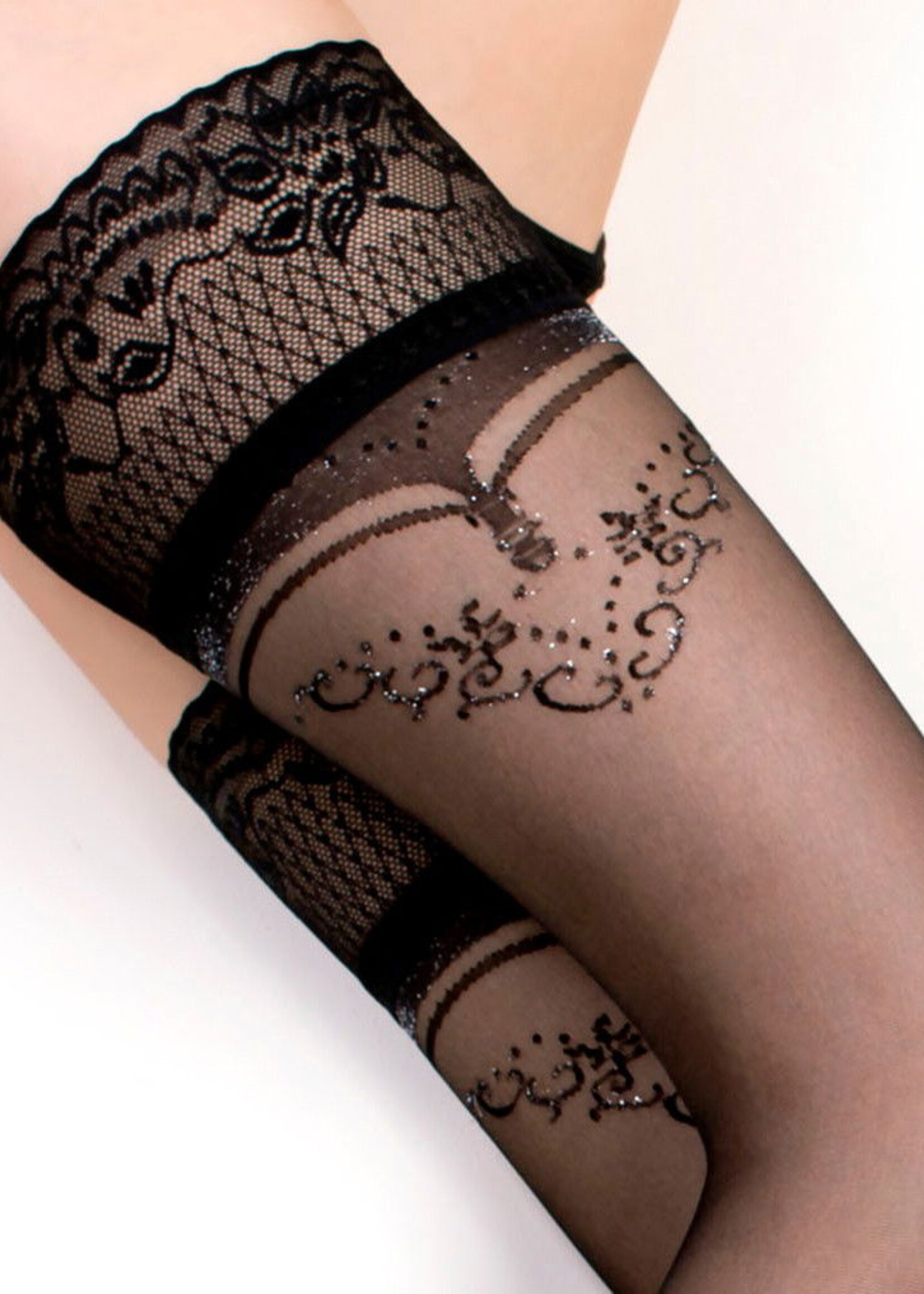 Ballerina Fantasy Hold Ups - Kousen (20 den) - Zwart