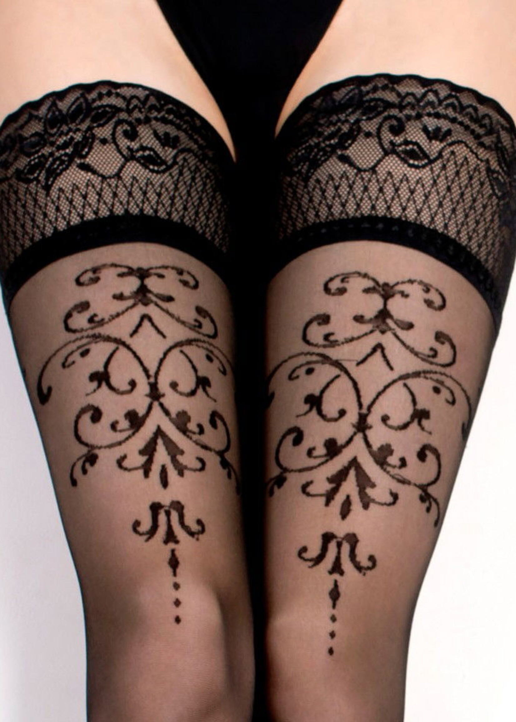 Ballerina Fantasy Hold Ups - Kousen (20 den) - Zwart