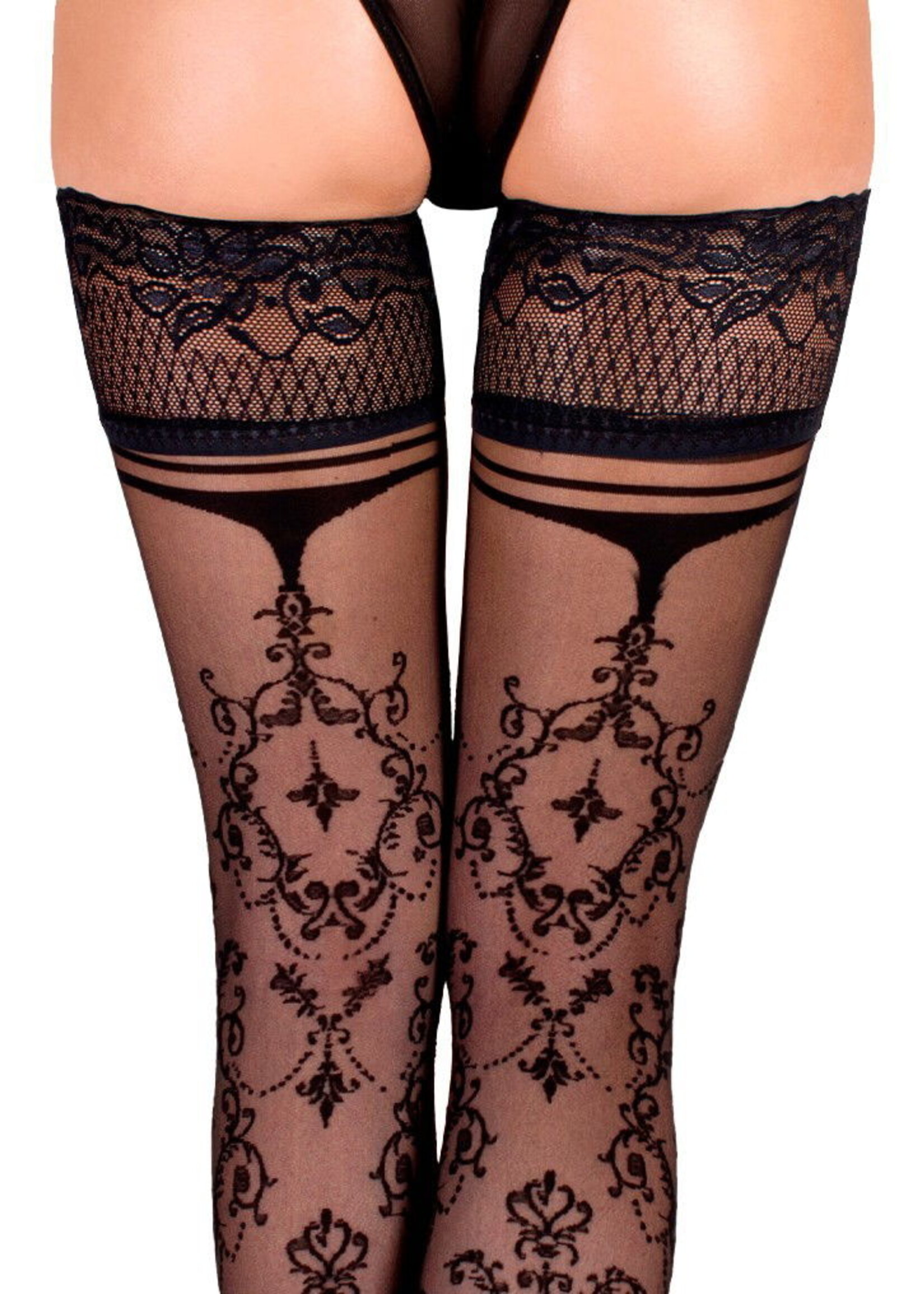 Ballerina Fantasy Hold-Ups (20 denier) - Zwart