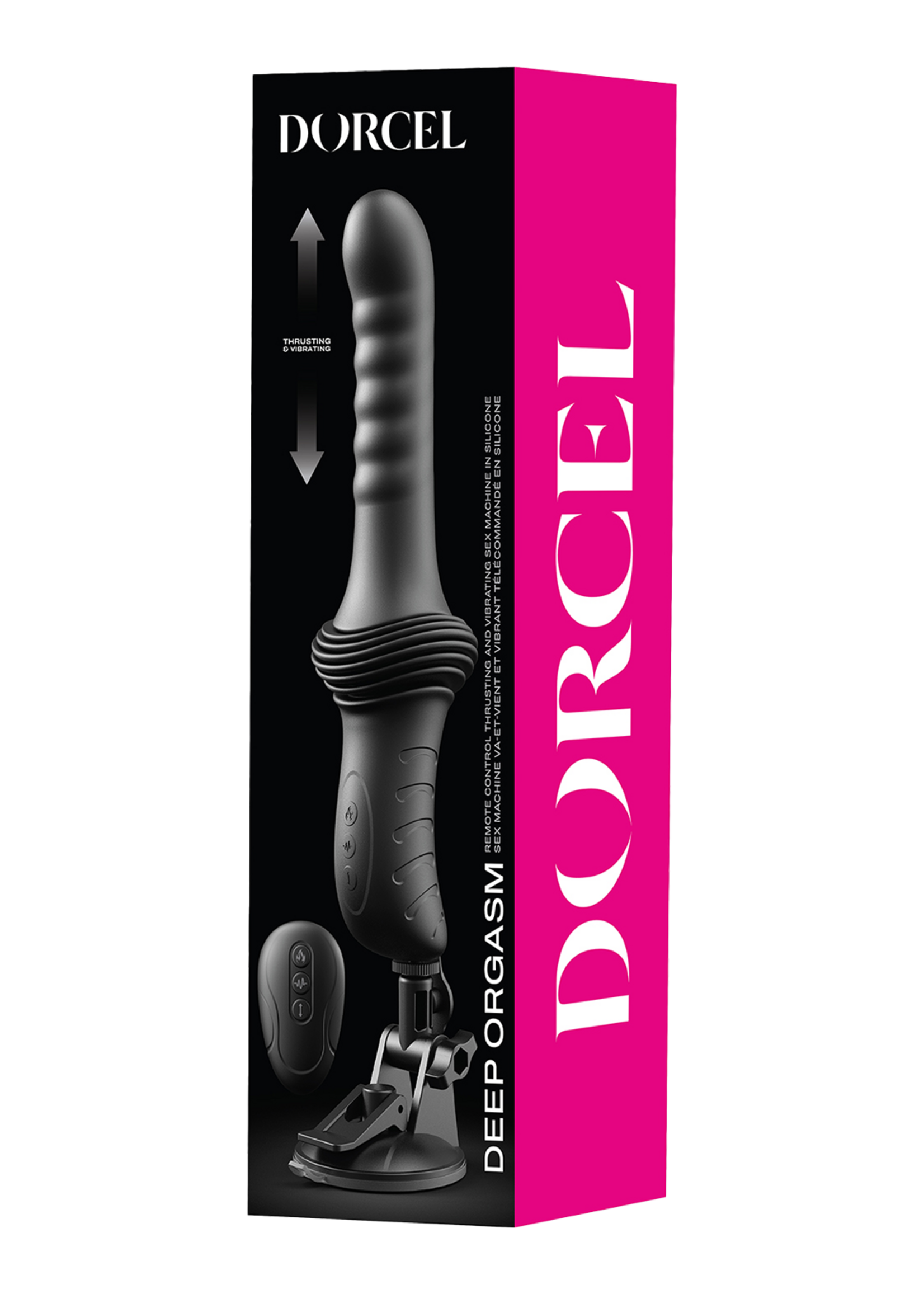 Dorcel Deep Orgasm – Vibromasseur à va-et-vient – Noir