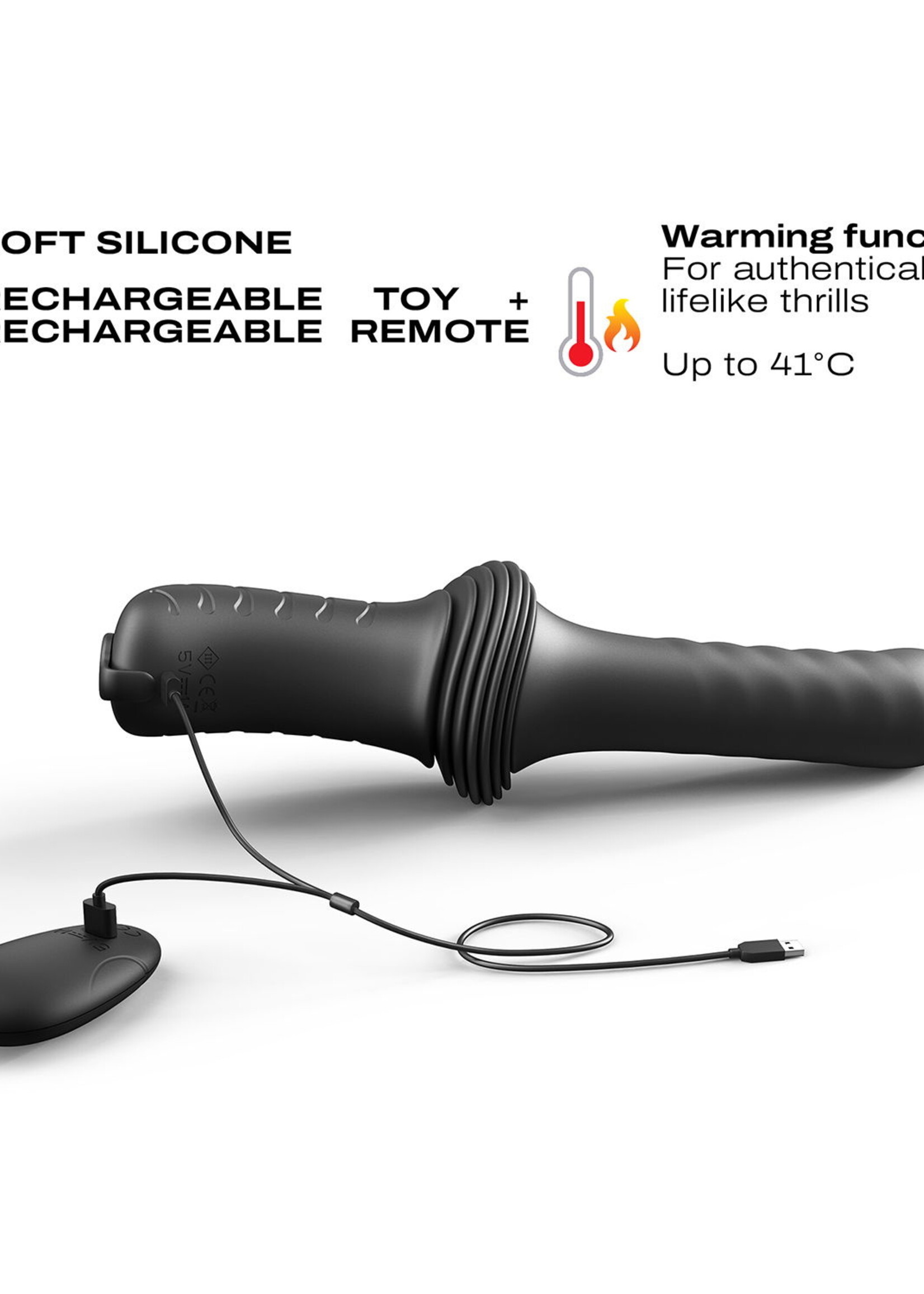 Dorcel Deep Orgasm – Vibromasseur à va-et-vient – Noir