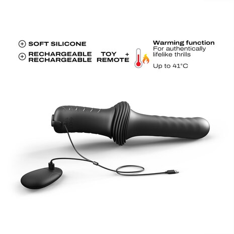 Dorcel Deep Orgasm – Stootvibrator – Zwart Dorcel Deep Orgasm – Stootvibrator – Zwart