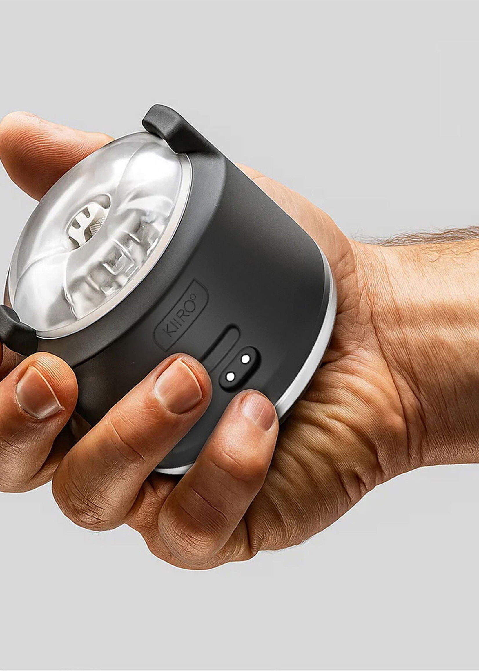Kiiroo Powershot – Interactieve vibrator voor mannen – Zwart