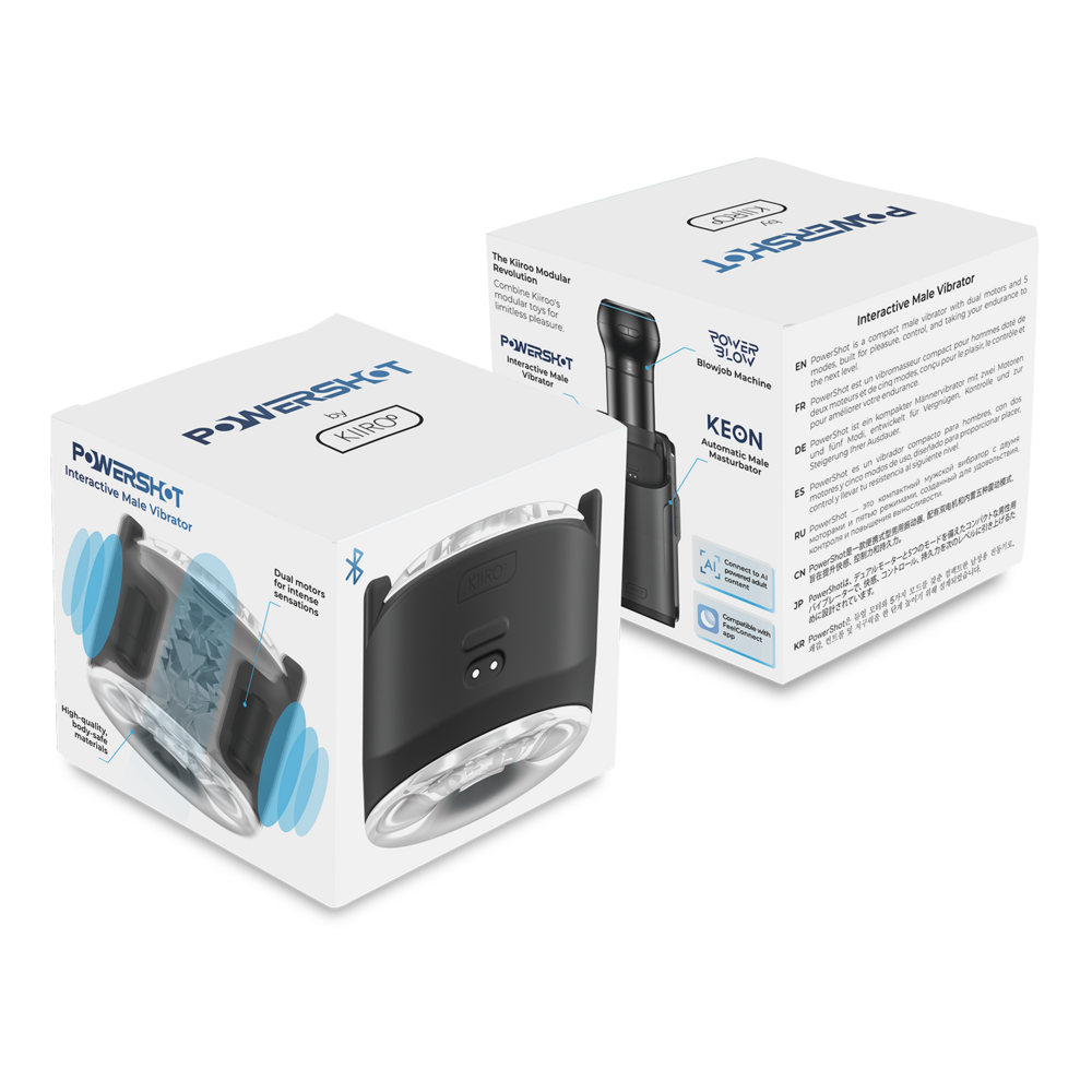 Kiiroo KIIROO PowerShot – Masturbateur Interactif – Noir Kiiroo KIIROO PowerShot – Masturbateur Interactif – Noir