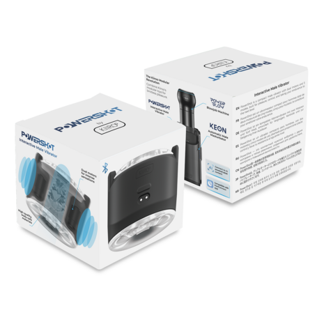 Kiiroo KIIROO – Powershot – Interaktiver Männervibrator – Schwarz