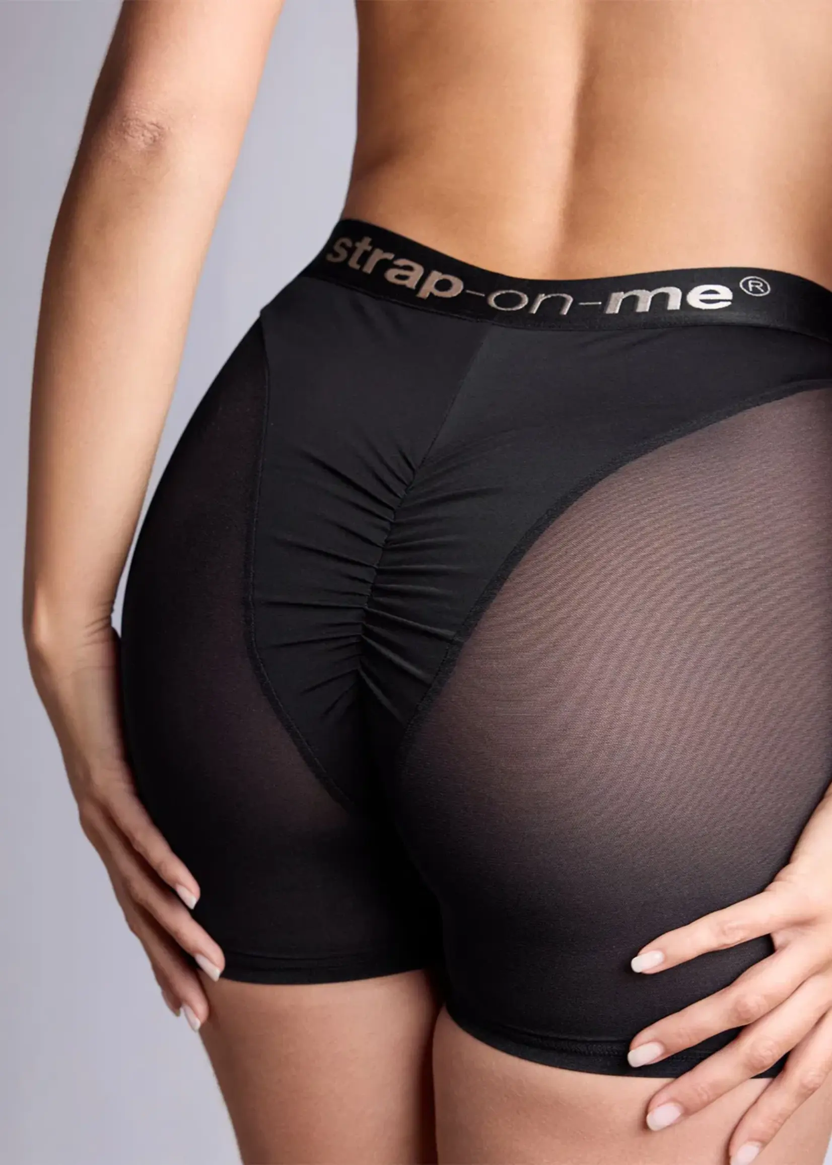 Strap-On-Me Halo - Harnaslingerie - Zwart