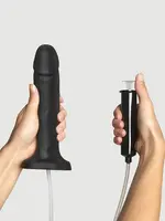 Strap-On-Me Squirting Cum Dildo Realistic - Size XL - Black