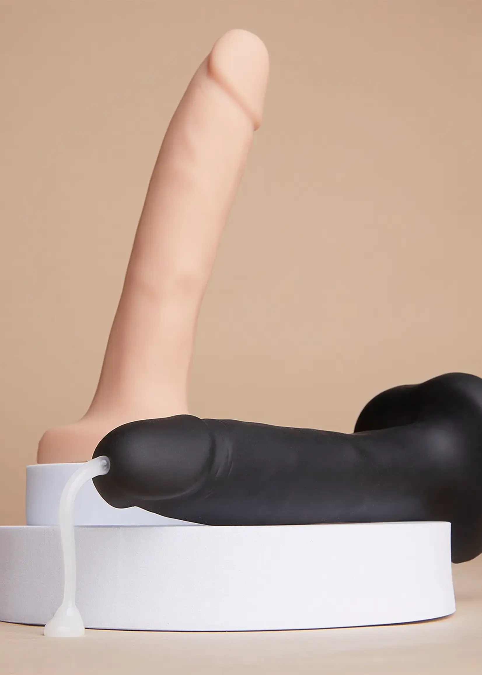 Strap-On-Me Godemiché réaliste à éjaculation féminine – Taille L – Nu