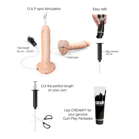Strap-On-Me Strap on Me – Squirting Cum Dildo Realistic – Size L – Nude Strap-On-Me Strap on Me – Squirting Cum Dildo Realistic – Size L – Nude