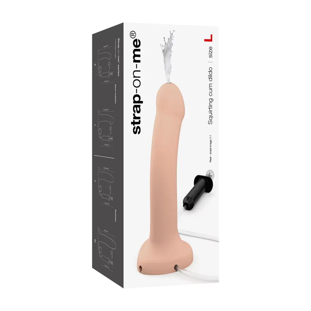 Strap-On-Me Strap on Me – Squirting Cum Dildo Realistic – Size L – Nude Strap-On-Me Strap on Me – Squirting Cum Dildo Realistic – Size L – Nude