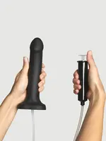 Strap-On-Me Squirting Cum Dildo Realistic - Maat L - Zwart