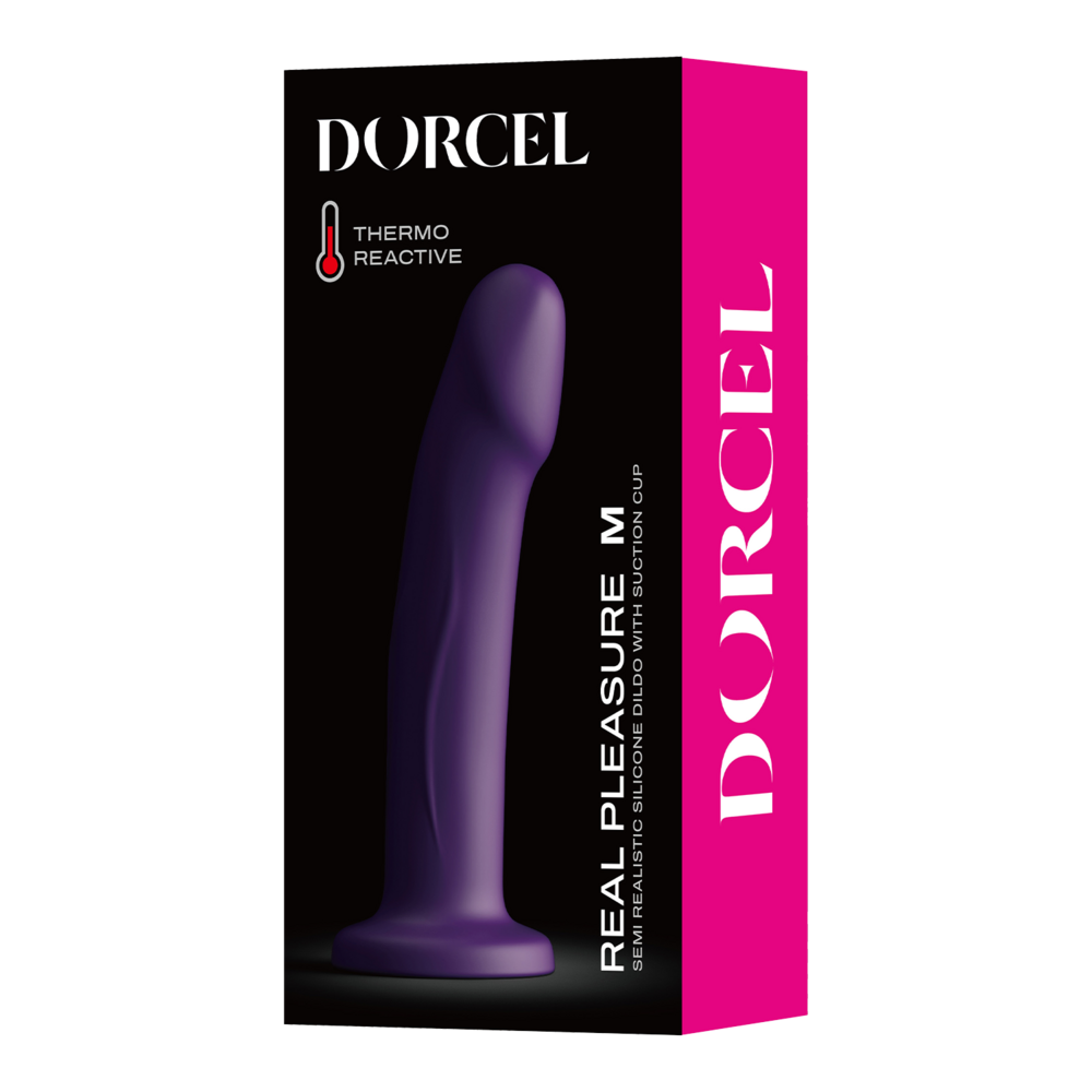 Dorcel Real Pleasure Dildo – Maat M – Paars Dorcel Real Pleasure Dildo – Maat M – Paars