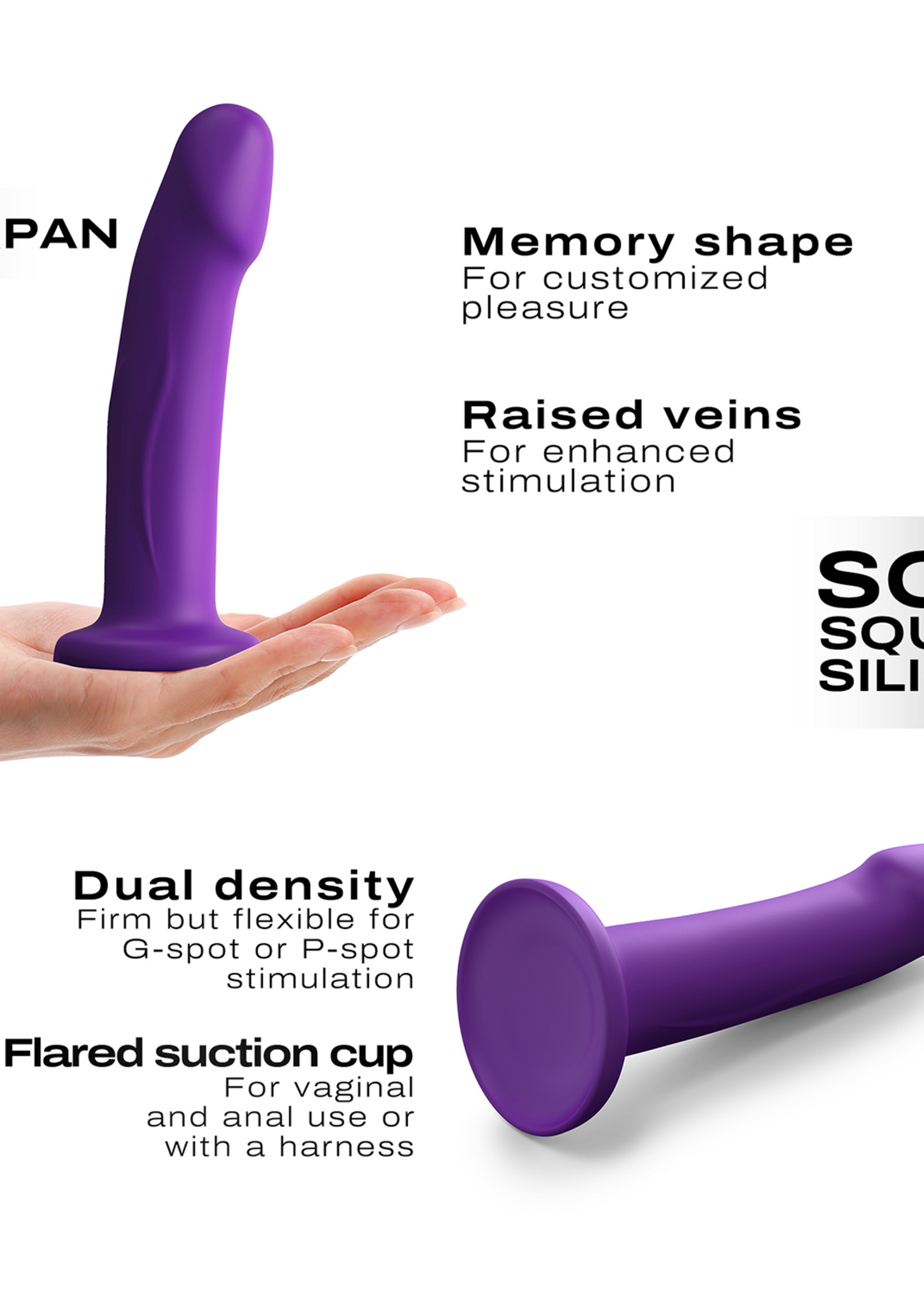 Dorcel Godemiché Real Pleasure – Taille S – Violet