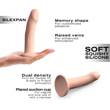 Dorcel Real Pleasure Dildo – Maat M – Nude