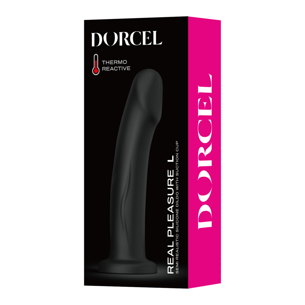 Dorcel Real Pleasure Dildo – Maat L – Zwart Dorcel Real Pleasure Dildo – Maat L – Zwart