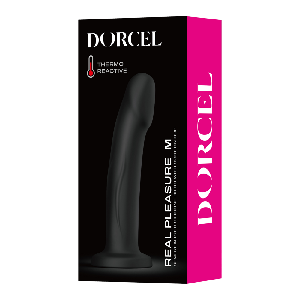 Dorcel Real Pleasure Dildo – Maat M – Zwart