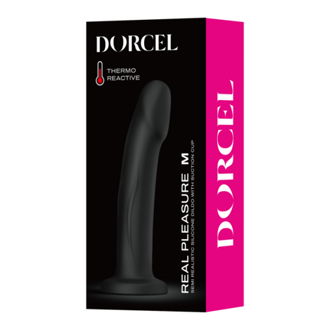 Dorcel Real Pleasure Dildo – Maat M – Zwart